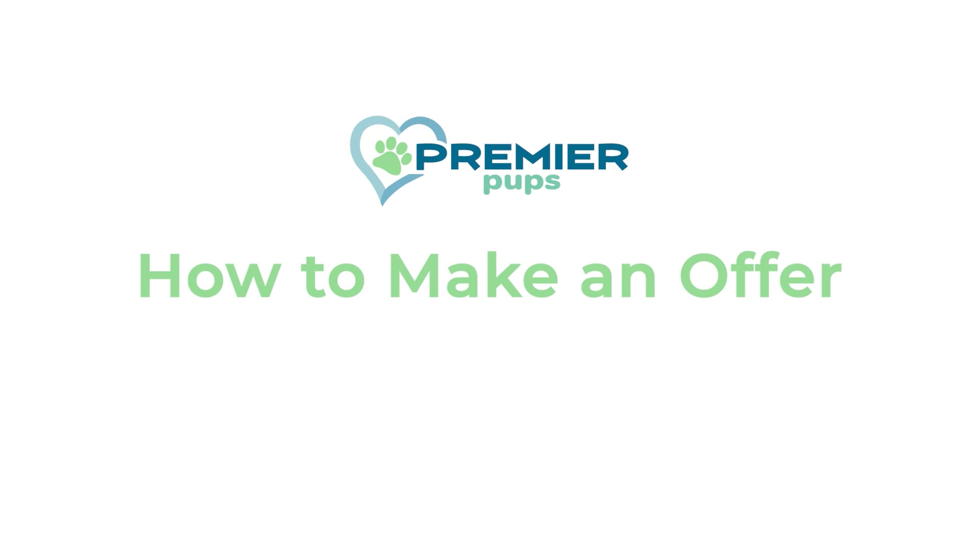How to make an offer
