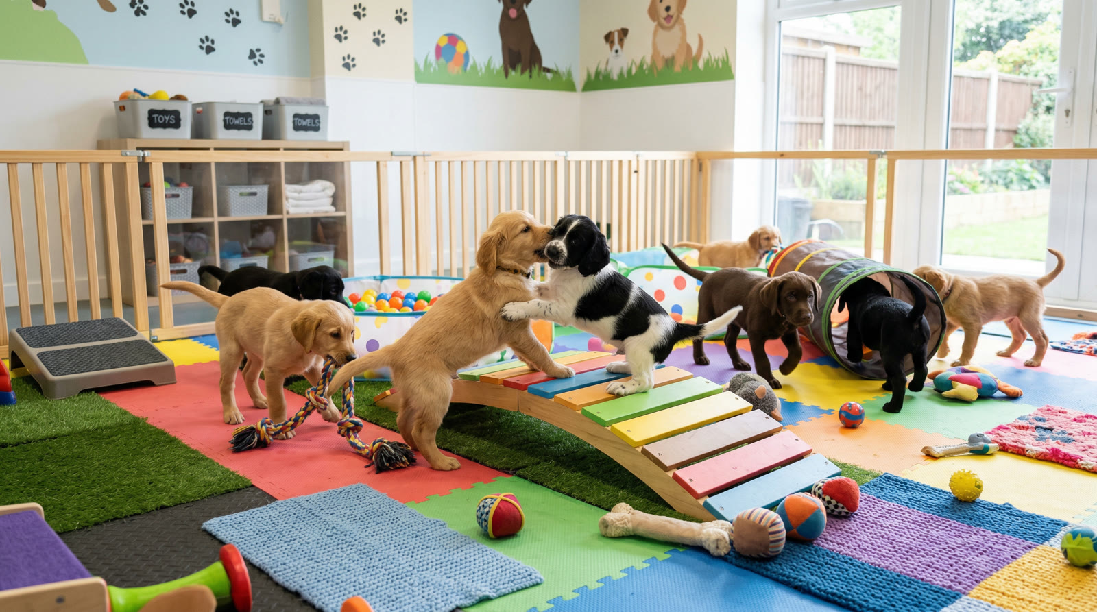 Licensed veterinarian conducting independent medical evaluation for a Premier Pups breeder